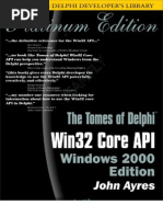 Download The Tomes of Delphi - Win32 Core API Windows 2000 Edition by Suvasini Shrestha SN53597660 doc pdf