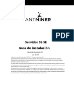 AntMiner S9 SE Server Manual - En.es