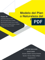 Tarea #5 - PDN - Modelo Del Plan o Naturaleza Del Proyecto