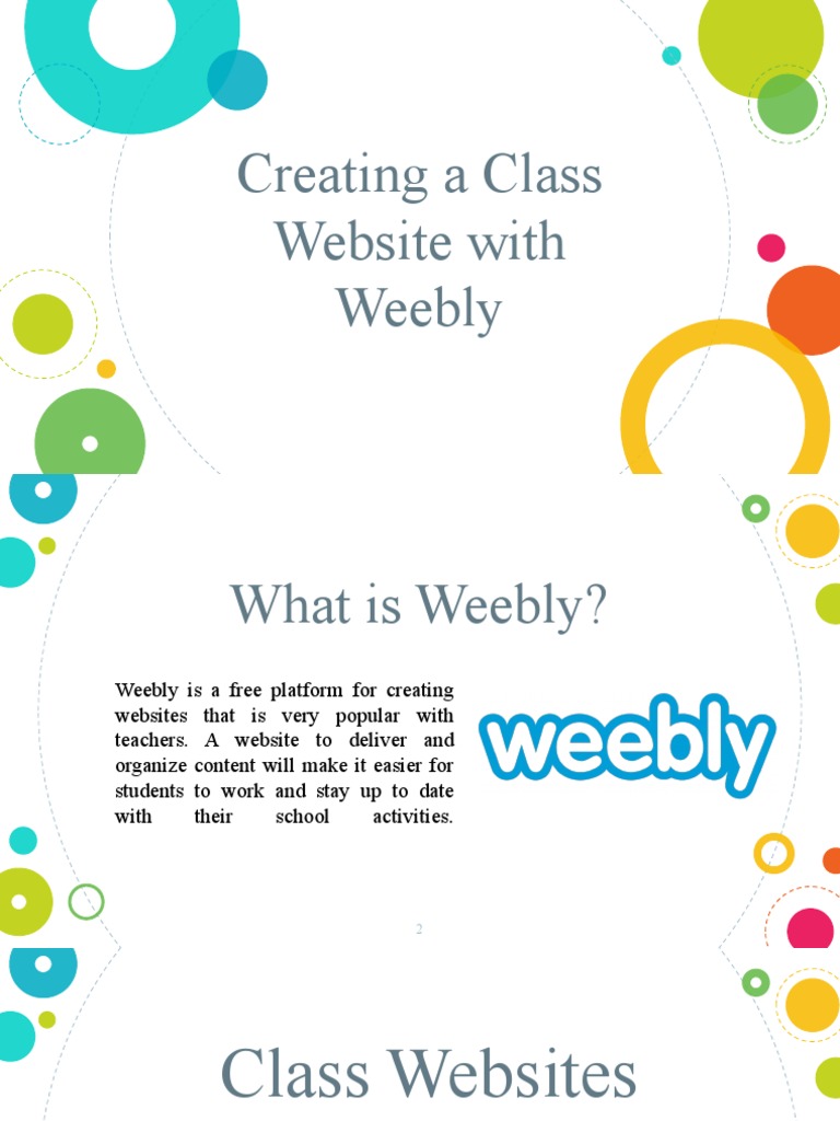 Weebly Presentation | PDF | Classroom | Communication