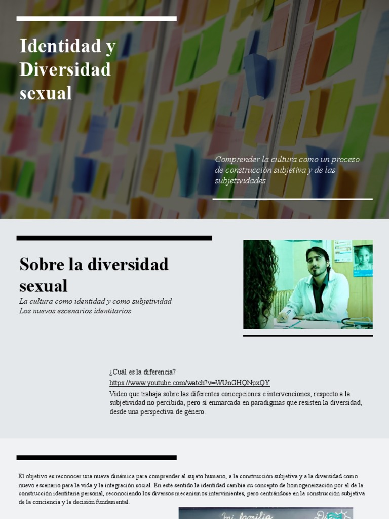 Identidad y Diversidad Sexual: Un Análisis | PDF | Identidad de género ...