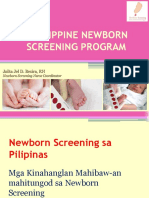 Philippine Newborn Screening Program New