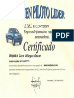 Caro Villegas Oscar - Certificado Manejo Defensivo