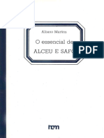 O Essencial de Alceu e Safo by Albano Martins