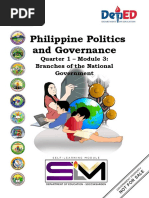 Philippine Politics and Governance: Quarter 1 - Module 3: Branches of The National Government