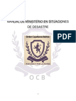 Manual Ministerio en Situaciones de Desastre Ocb
