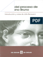 Actos Proceso Giordano Bruno