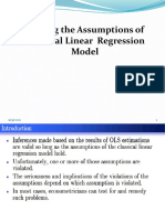 RELAXING ASSUMPTIONS OF CLRMs