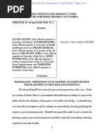 Doe V Austin Doc 30 Defendants Motion in Response