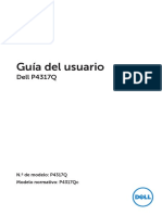 Dell p4317q Monitor - User's Guide - Es MX