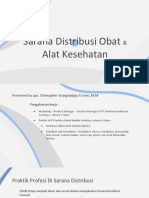 Sharing Materi Praktisi Distribusi Obat Dan Bahan Obat - Pak Christopher