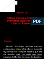 Delitos contra la libertad individual: Coacción y secuestro