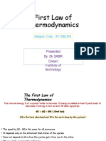 1st Law of Thermodynamics