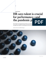 HR Says Talent Is Crucial in Performance and The Pandemic Proves It