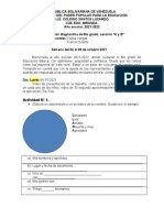 Planificación Diagnostica de 5to Grado Modelo