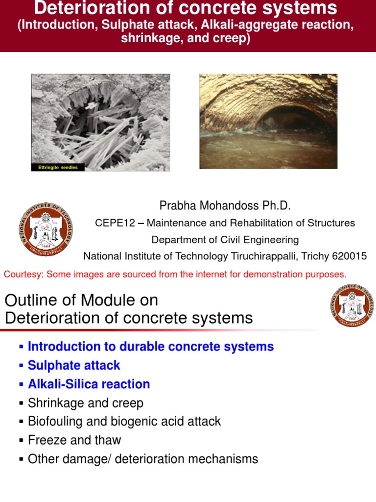 Concrete Deterioration Mechanisms Explained | PDF | Concrete | Cement
