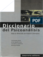 Diccionario Del Psicoanc3a1lisis Roland Chemama
