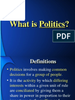 What Is POLITICS