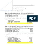 Purchases, Cash Basis P 2,850,000