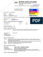 MSDS for FD&C Yellow 5 Alum Lake LS