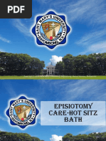 Hot Sitz Bath - Episiotomy Care