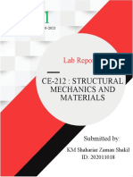 Ce-212: Structural Mechanics and Materials: Lab Report