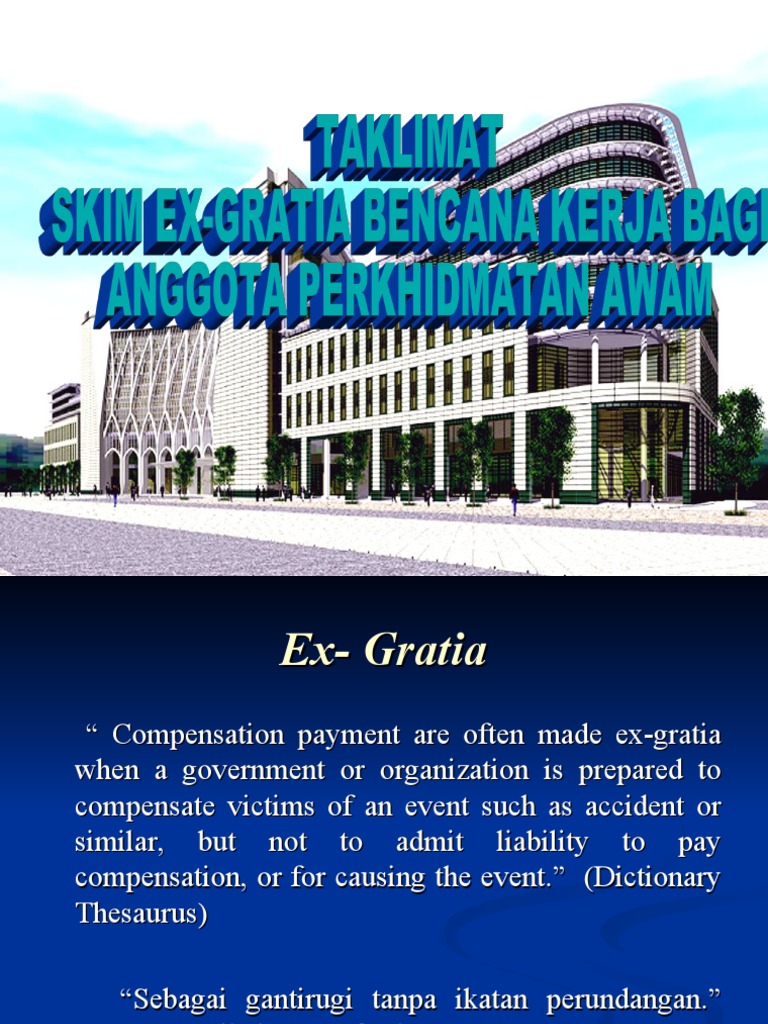 Ex-gratia