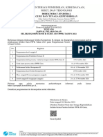 Jadwal Pelaksanaan Seleksi Kompetensi II