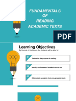 Fundamentals of Academic Reading