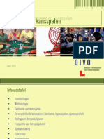 Studie: Jongeren en Kansspelen 2011