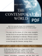 General Education - 3: THE Contemporary World