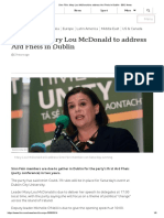 Sinn Féin - Mary Lou McDonald To Address Ard Fheis in Dublin - BBC News