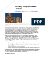 Specification of Safety-Integrated Burner Management Systems