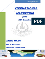 International Marketing Assgn I AIOU