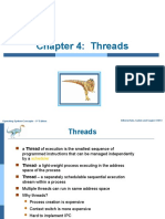 Chapter 4: Threads: Silberschatz, Galvin and Gagne ©2013 Operating System Concepts - 9 Edition