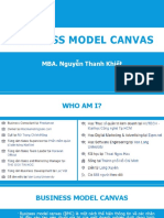 Business Model Canvas MBA - Nguyen Thanh Khiet