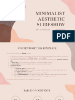 Minimalist Aesthetic Slideshow