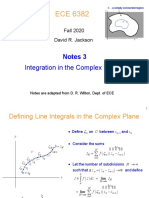 Notes 3 6382 Complex Integration