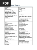 CAE Speaking Phrases: Likes/dislikes Opinion