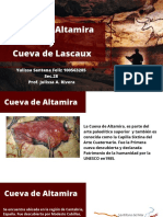 Cueva de Lascaux y Cueva de Altamira 