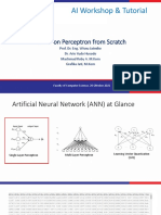 Perceptron dari Scratch untuk Klasifikasi Sonar Dataset