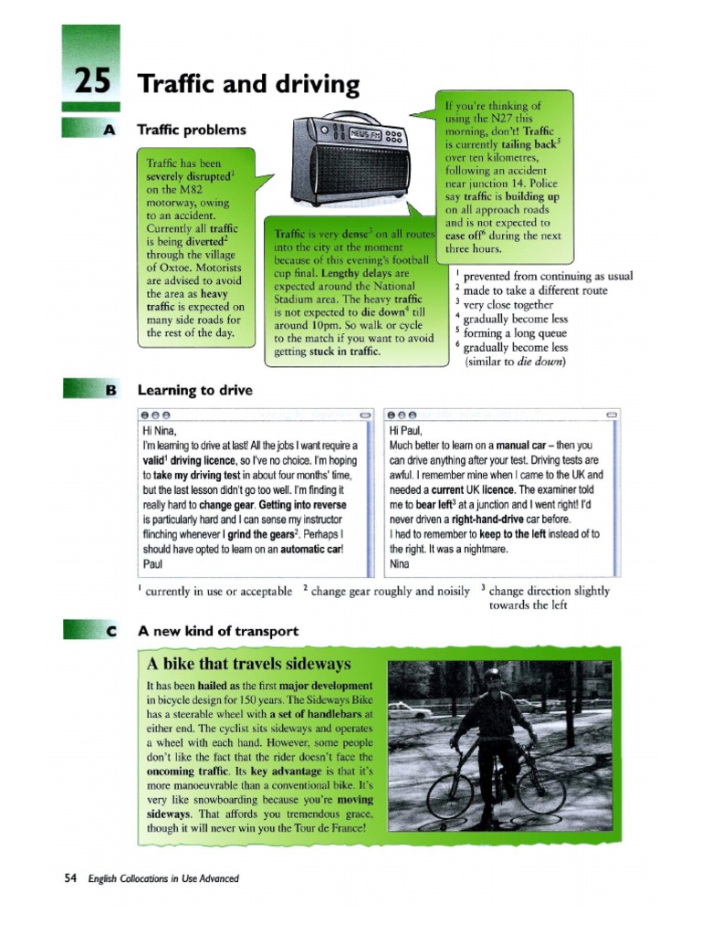 Collocations - Unit 25 | PDF