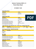 Cat Electronic Technician 2020C v1.0 Product Status Report