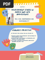 Chapter 4 Development Stages in Middle and Late Adolescence