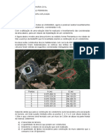 Atividade Contextualizada de Topografia Aplicada