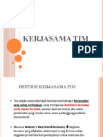 LTPK Pertemuan 5 - Kerjasama TIM