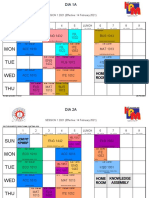 Jadual Pelajar Sesi 1 2021 (14 Februari)