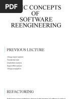 Basic Concepts OF Software Reengineering