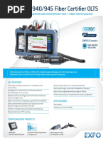 EXFO - MaxTester 940 - 945 Fiber Certifier OLTS