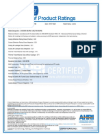 AHRICertificate DAIKIN-DXE-B (PB)